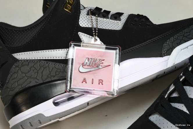 Retro  Jordan Black 3 Cement Gold CK4348-007 Tinker 1101